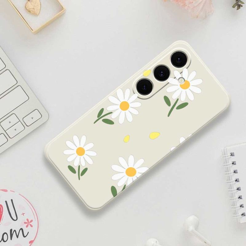 Coque Samsung Galaxy S25 FE Silicone Marguerites