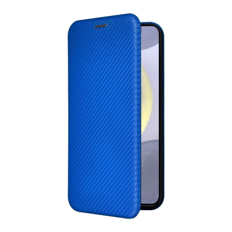 Flip Cover Samsung Galaxy S25 FE Fibre Carbone