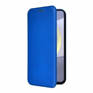 Flip Cover Samsung Galaxy S25 FE Fibre Carbone