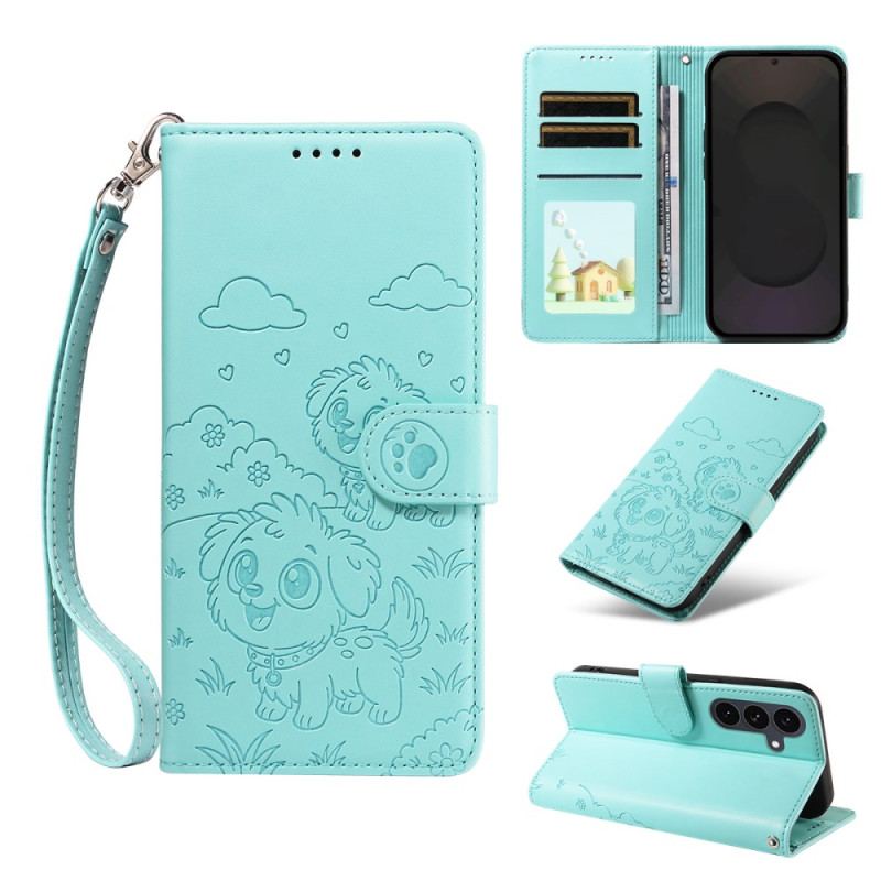 Housse Samsung Galaxy S25 FE Blocage RFID et Motif Chien