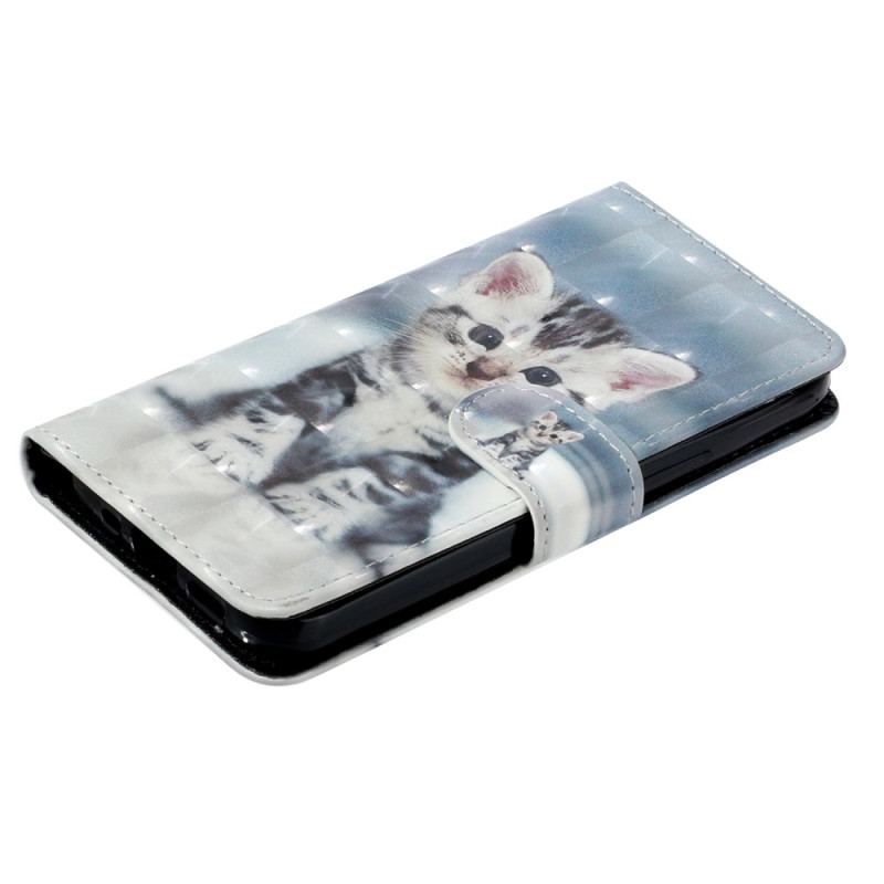 Housse Samsung Galaxy S25 FE Chaton à Lanière
