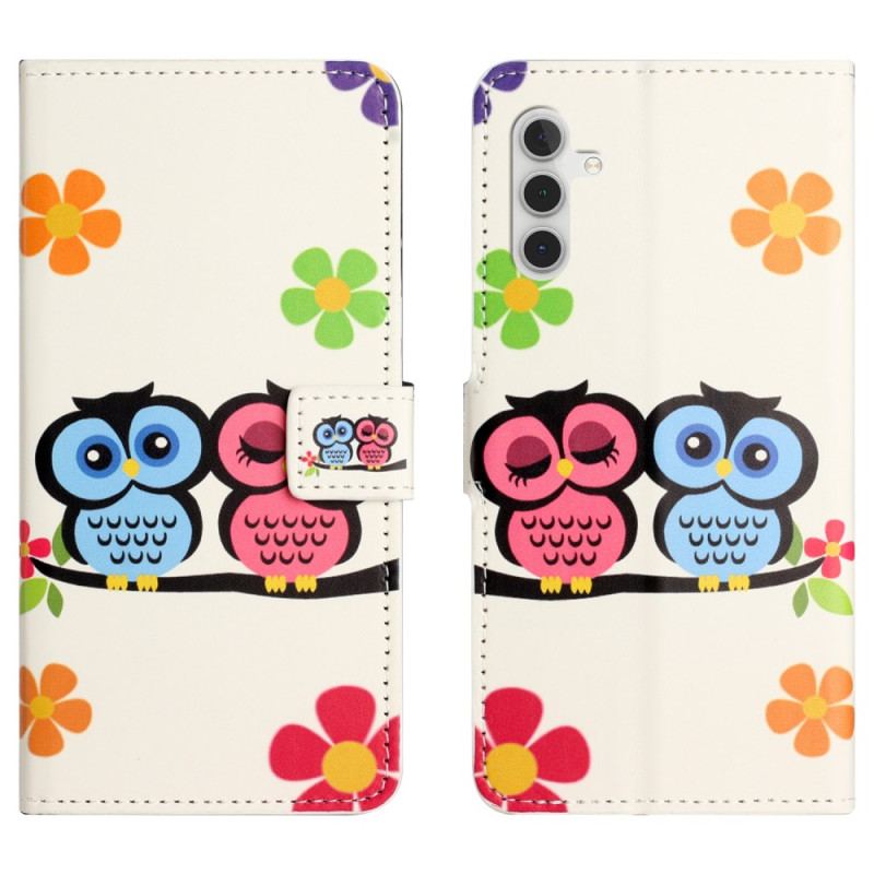 Housse Samsung Galaxy S25 FE Couple de Hiboux