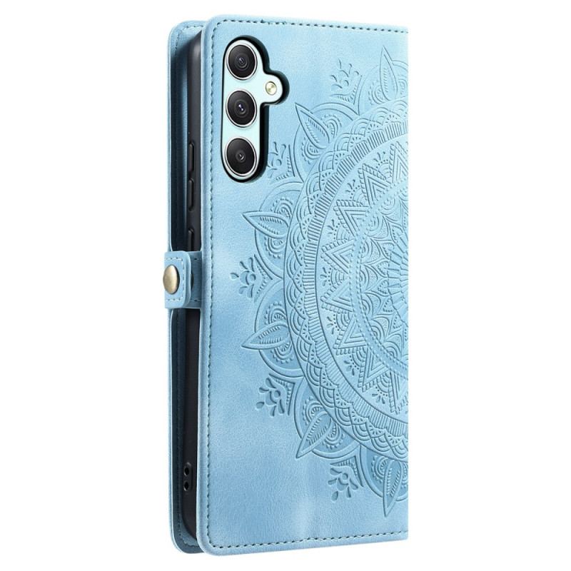 Housse Samsung Galaxy S25 FE Effet Daim Mandala