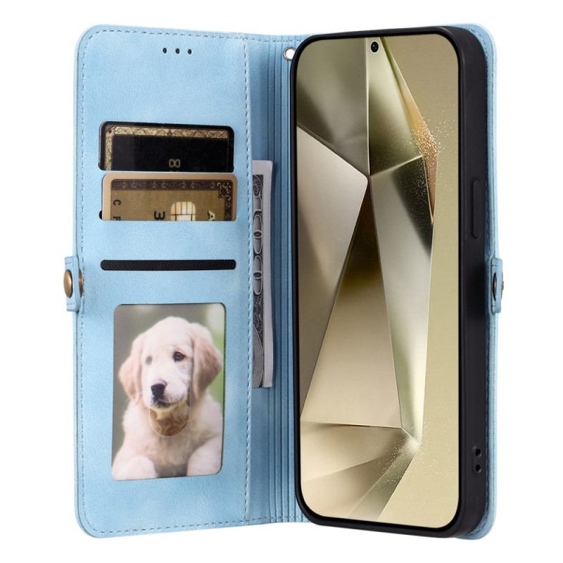 Housse Samsung Galaxy S25 FE Effet Daim Mandala