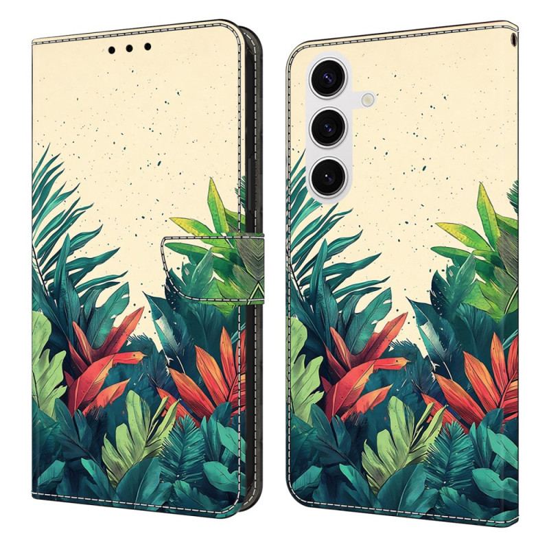 Housse Samsung Galaxy S25 FE Feuilles