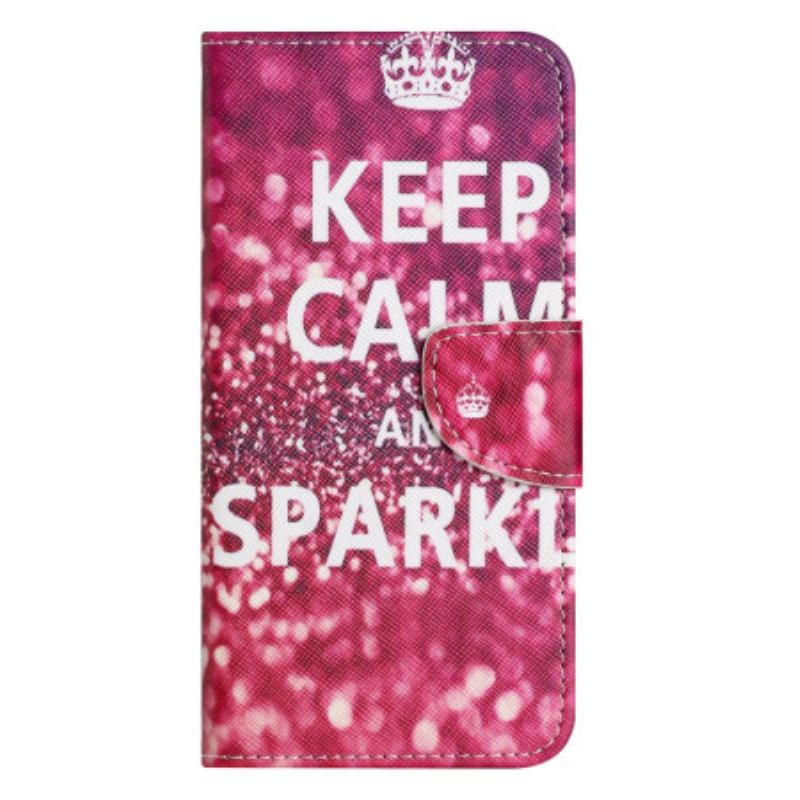 Housse Samsung Galaxy S25 FE Keep Calm and Sparkle