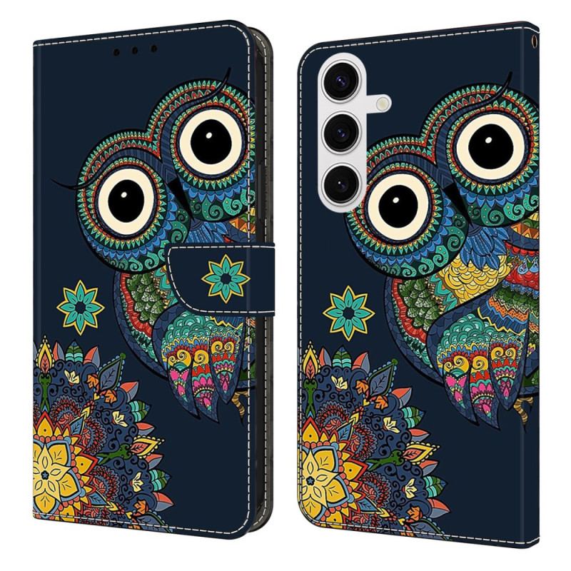 Housse Samsung Galaxy S25 FE Mandala Hibou