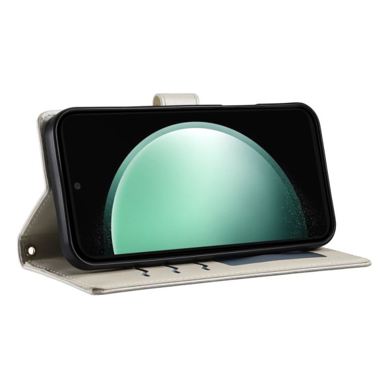 Housse Samsung Galaxy S25 FE Matelassée avec Sangles