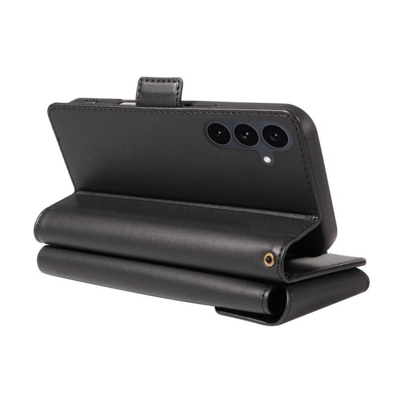 Housse Samsung Galaxy S25 FE Porte-Cartes et Dragonne