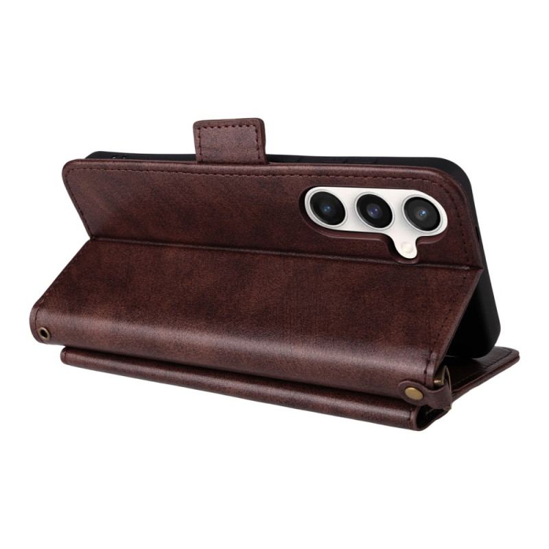 Housse Samsung Galaxy S25 FE Portefeuille Multifonctionnel