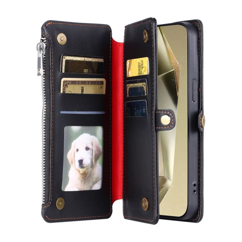 Housse Samsung Galaxy S25 FE Portefeuille Premium