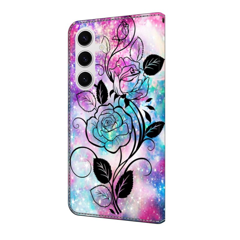 Housse Samsung Galaxy S25 FE Rose Dessiné