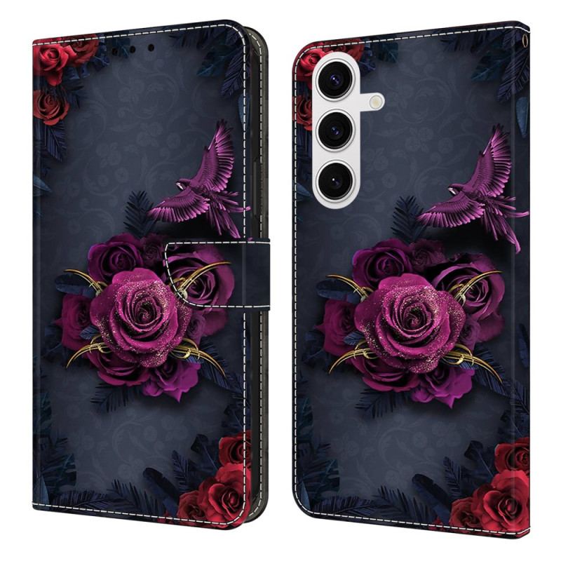 Housse Samsung Galaxy S25 FE Roses Sombres
