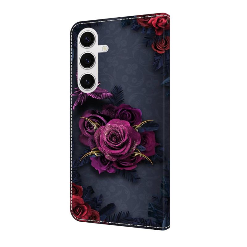 Housse Samsung Galaxy S25 FE Roses Sombres