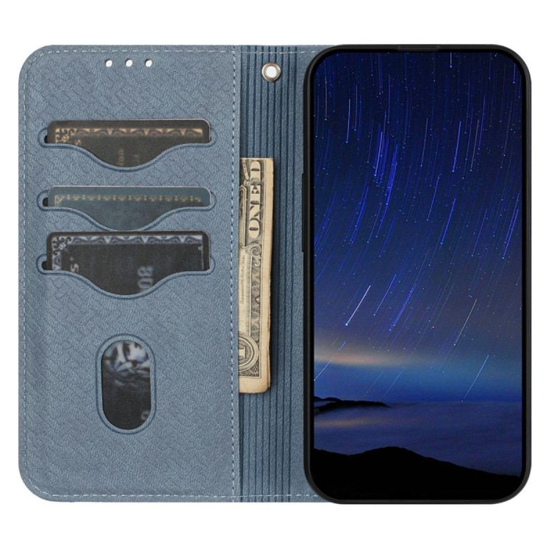 Housse Samsung Galaxy S25 FE Texture Tissée et Lanière