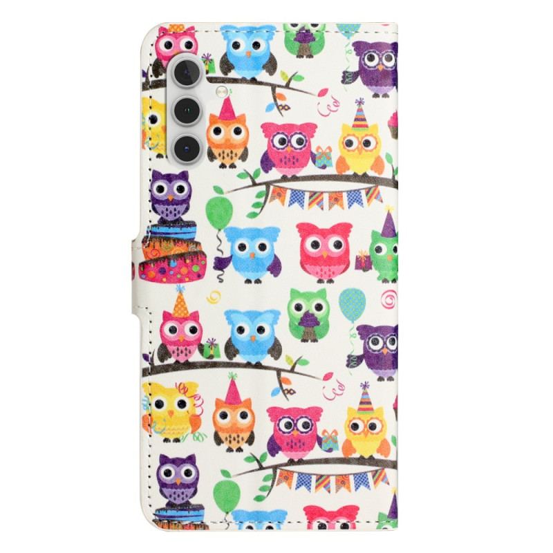 Housse Samsung Galaxy S25 FE Tribu de Hiboux