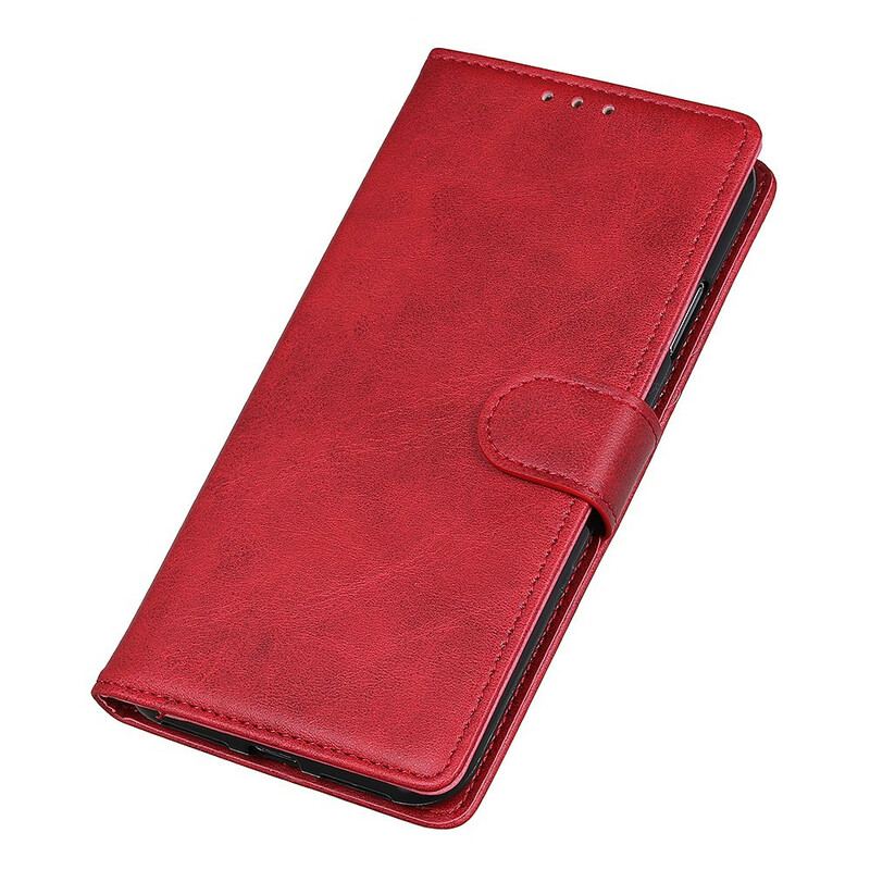 Housse Realme 7 Pro Effet Cuir Mat Rétro