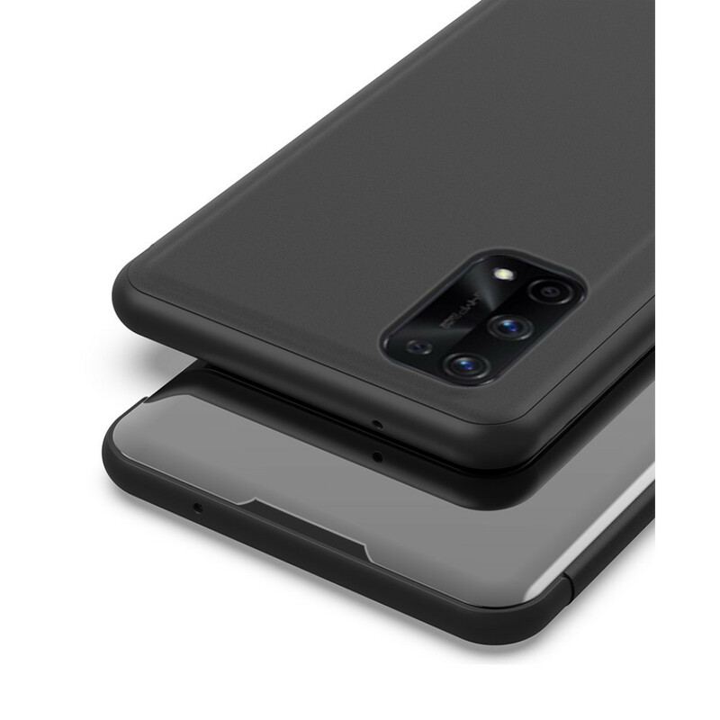 View Cover Realme 7 Pro Miroir et Simili Cuir