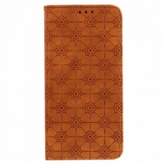 Flip Cover Samsung Galaxy M31 Fleurs Baroques