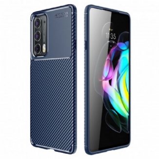 Coque Motorola Edge 20 Flexible Texture Fibre Carbone