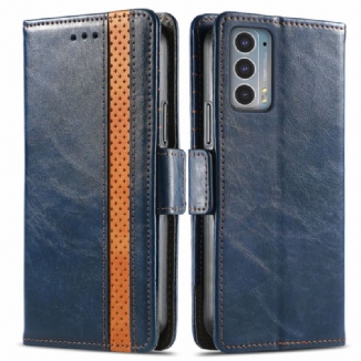 Housse Motorola Edge 20 Bicolore Double Fermoir