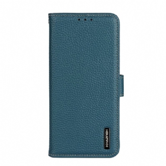 Housse Motorola Edge 20 Cuir Litchi KHAZNEH