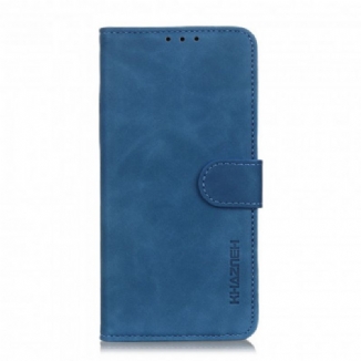 Housse Motorola Edge 20 Effet Cuir Vintage KHAZNEH