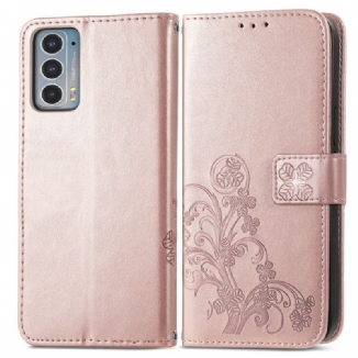Housse Motorola Edge 20 Trèfle Quatre Feuilles