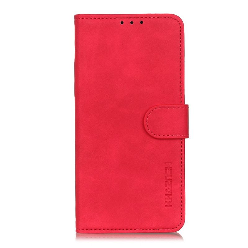 Housse Honor 50 Lite / Huawei Nova 8i Effet Cuir Vintage KHAZNEH