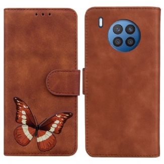 Housse Honor 50 Lite / Huawei Nova 8i Skin-Touch Papillon