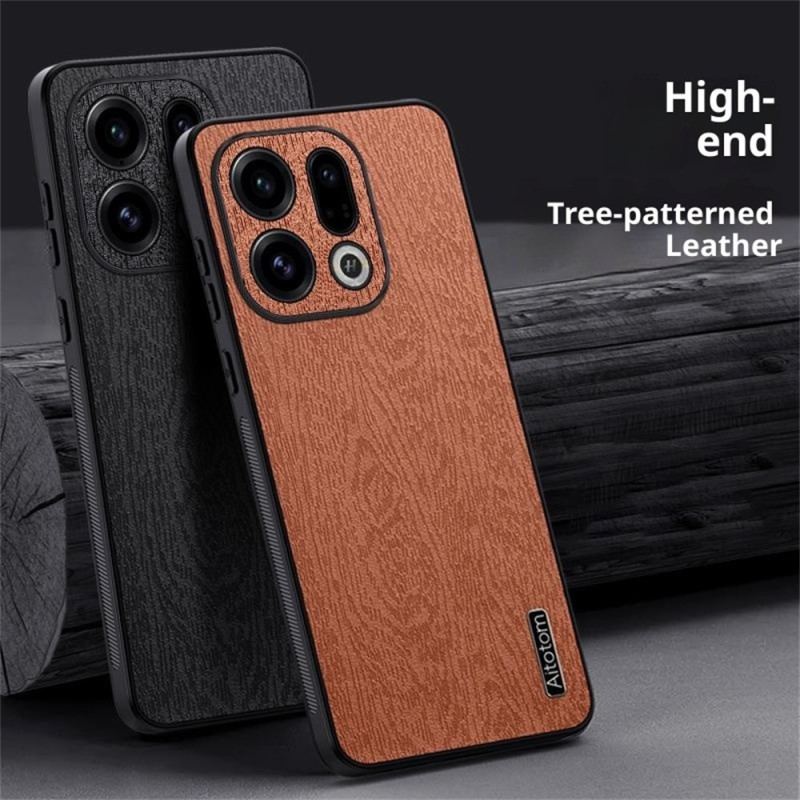 Coque Oppo Find X9 5G Texture Bois