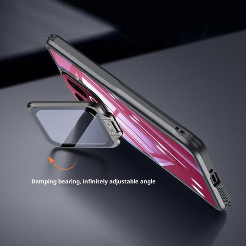 Coque Oppo Find X9 5G Transparente avec Support Intégré et Protection Caméra