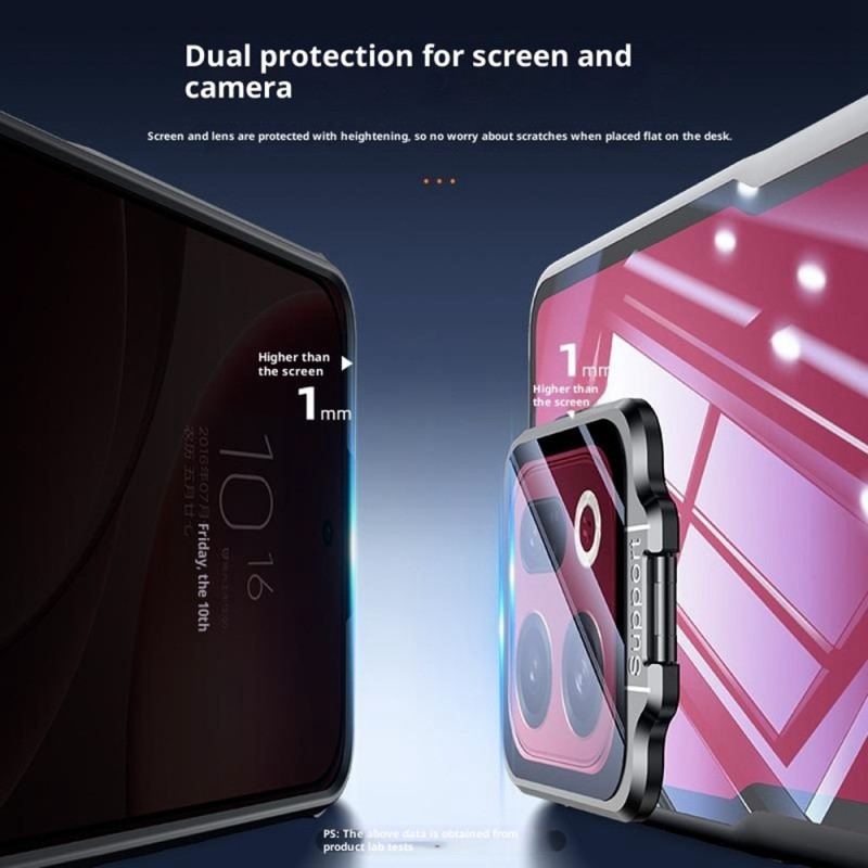 Coque Oppo Find X9 5G Transparente avec Support Intégré et Protection Caméra