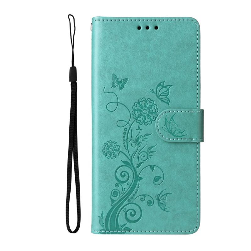 Housse Oppo Find X9 5G Motif Papillon Floral