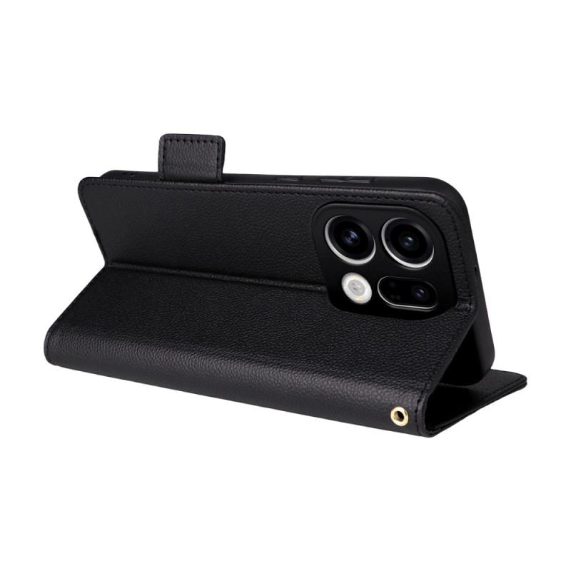 Housse Oppo Find X9 5G Simili Cuir à Lanière