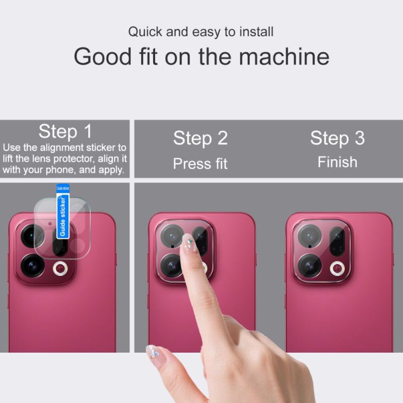 Lentille de Protection en Verre Trempé pour Oppo Find X9 5G