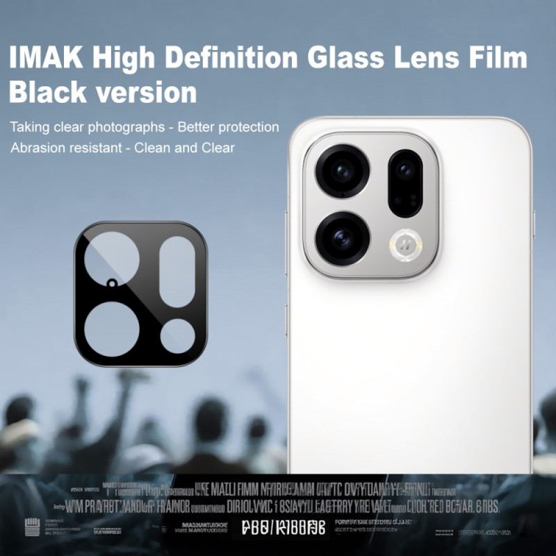 Lentille de Protection en Verre Trempé pour Oppo Find X9 5G (version noire)