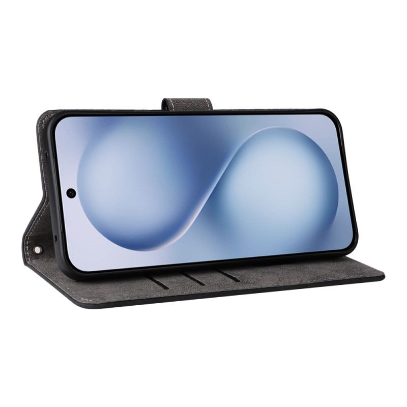 Housse Vivo X200 FE Effet Daim à Lanière