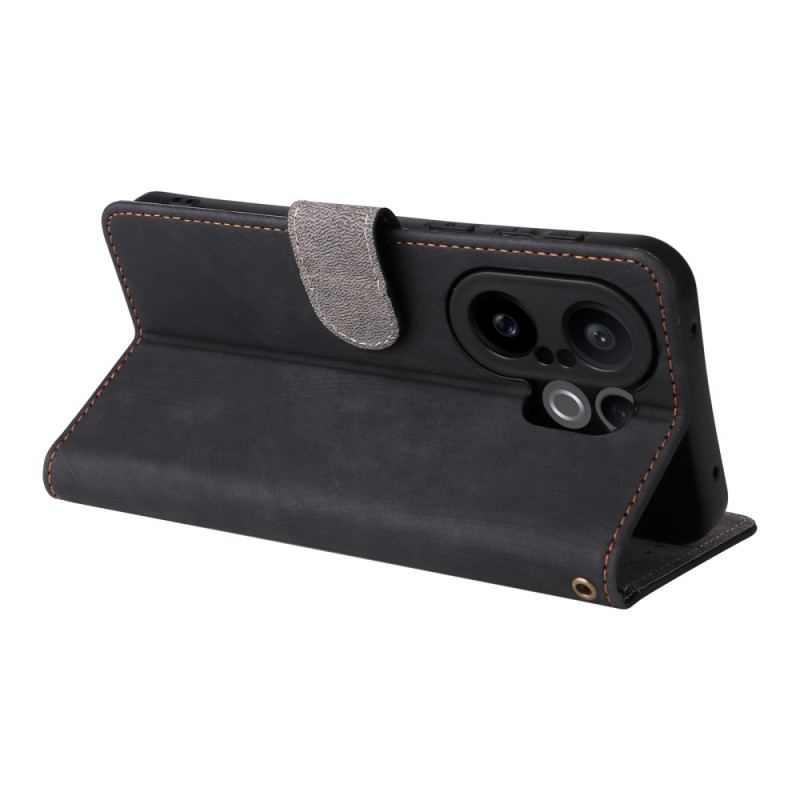 Housse Vivo X200 FE Effet Daim à Lanière