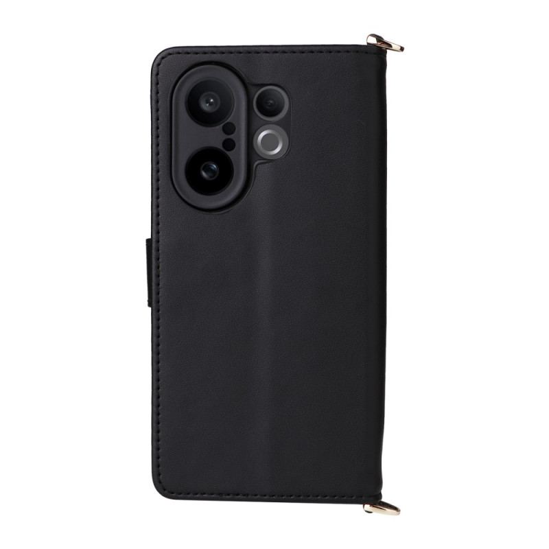 Housse Vivo X200 FE Matelassée avec Lanière et Bandoulière