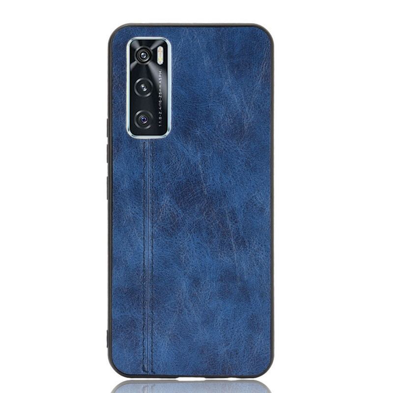Coque Vivo Y70 Style Cuir Coutures