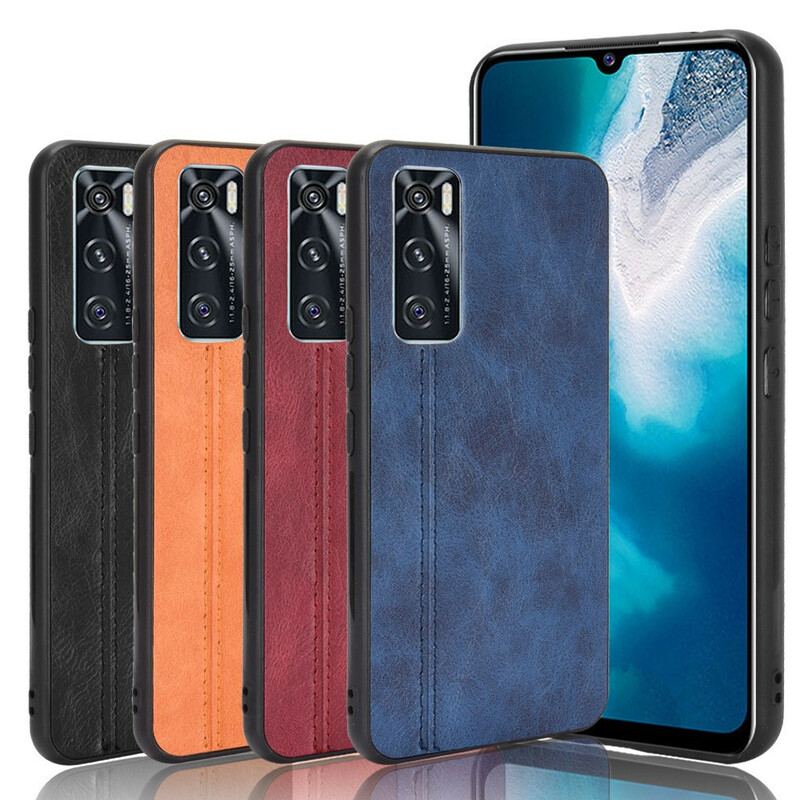 Coque Vivo Y70 Style Cuir Coutures