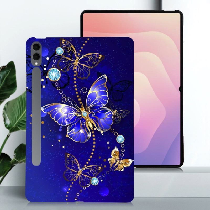 Coque Samsung Galaxy Tab S11 Ultra Papillons Précieux