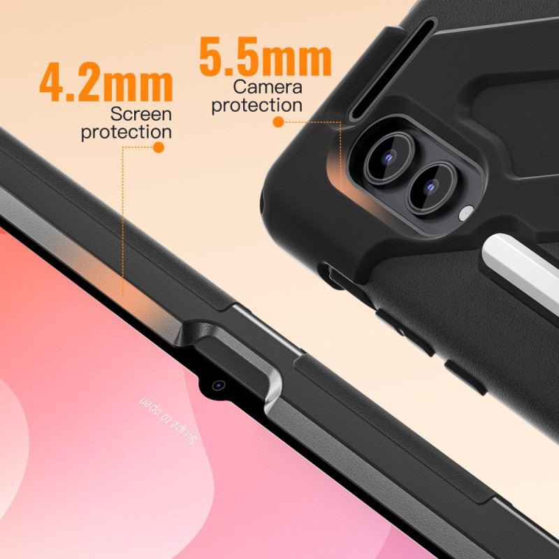 Coque Samsung Galaxy Tab S11 Ultra Triple Protection avec Poignée Rotative à