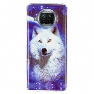 Coque Xiaomi Mi 10T Lite 5G / Redmi Note 9 Pro 5G Série Loup Fluorescente