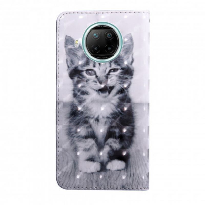 Housse Xiaomi Mi 10T Lite 5G / Redmi Note 9 Pro 5G Chat Noir et Blanc