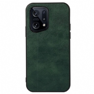 Coque Oppo Find X5 Style Cuir Litch