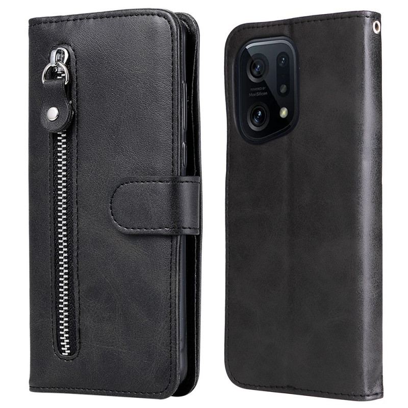 Housse Oppo Find X5 Porte-monnaie