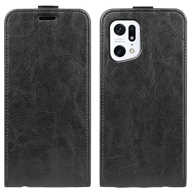 Housse Oppo Find X5 Rabattable