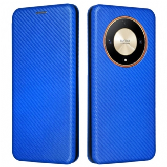 Flip Cover Honor Magic 6 Lite / X9b Fibre Carbone